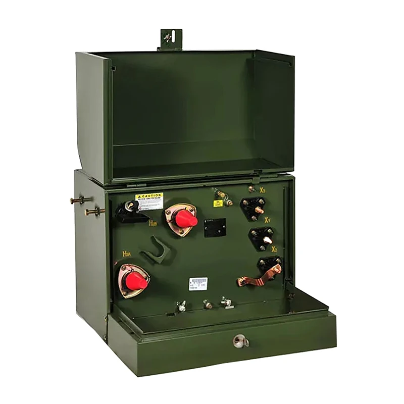 25KVA transformátor namontovaný na podložce